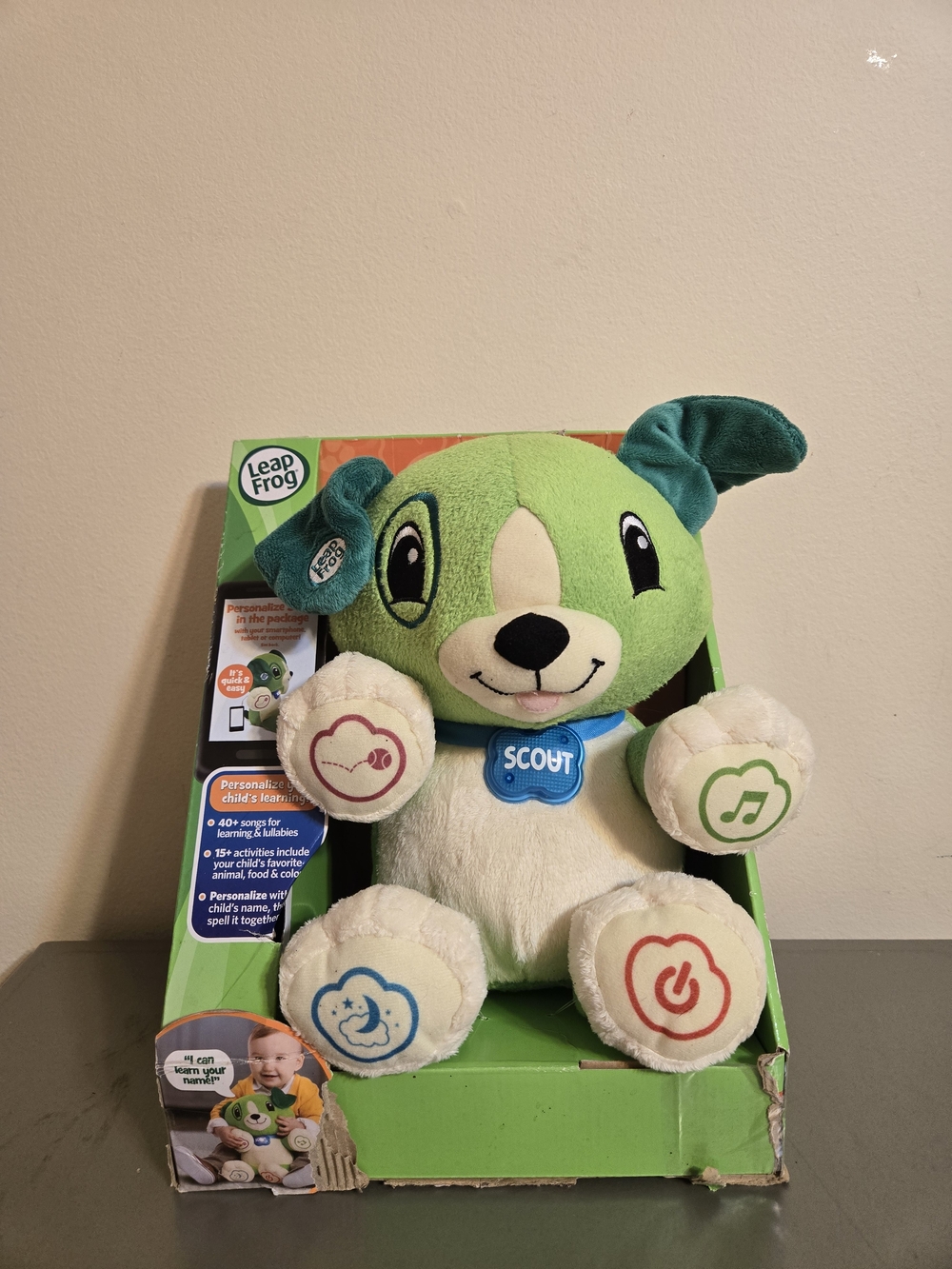 LeapFrog My Pal Scout Interactive Green Puppy Plush Toy